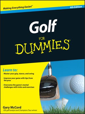 Golf For Dummies - ebook